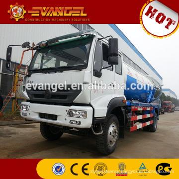 Best Used Vacuum sewage truck 6x4 Sinotruk sewage suction tanker truck with best price